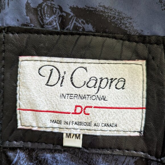 Black Leather Bomber Jacket - Picture 9 of 16